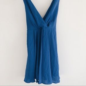 UO Flirty Blue Mini Dress